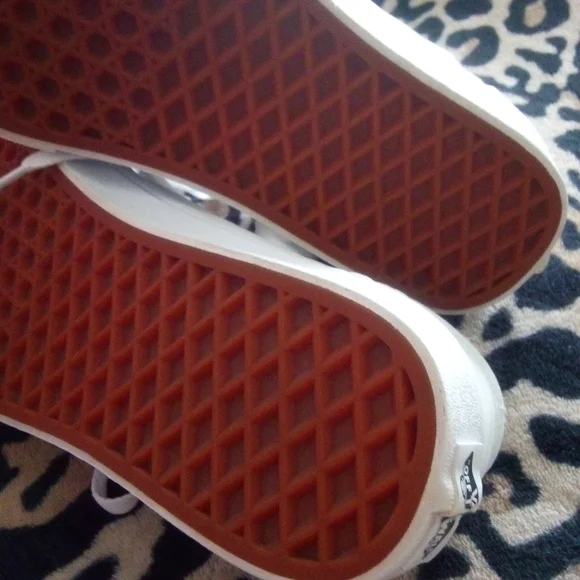 Vans Classic White Lace-Up Sneakers - Picture 9 of 12